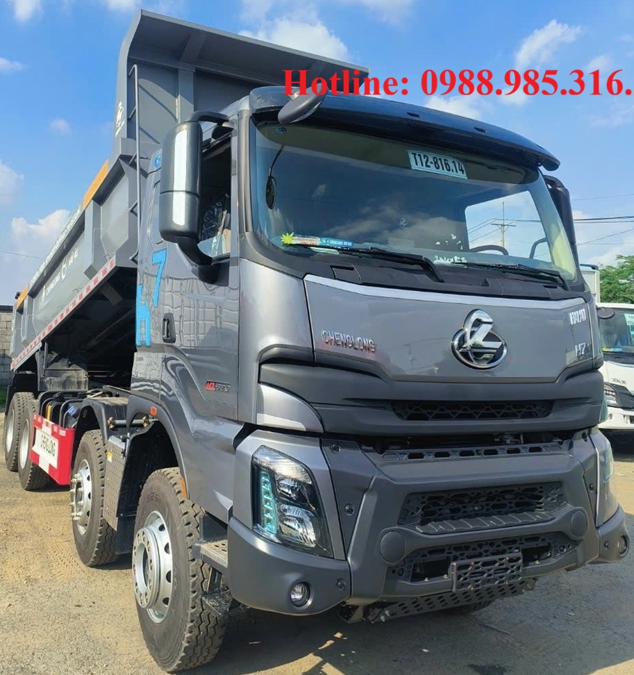 XE TẢI BEN 4 CHÂN CHENGLONG H7 390HP (8X4) CẦU DẦU